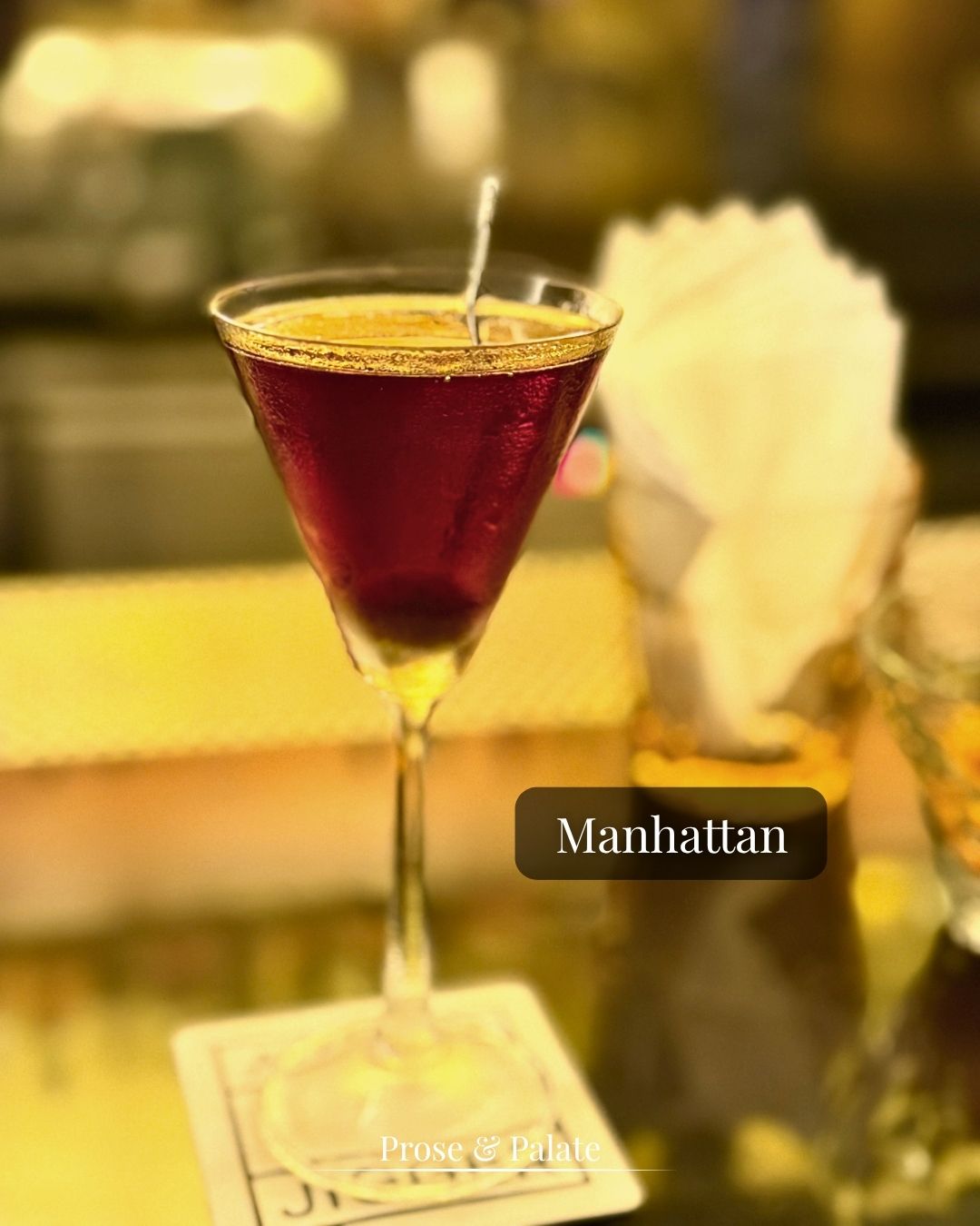 A Manhattan in a coupe