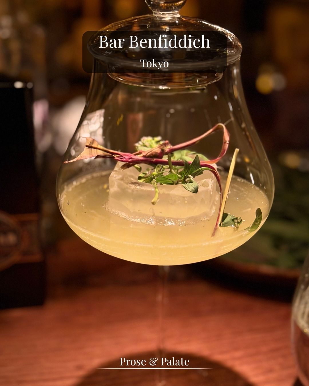 A cocktail at Bar Benfiddich, Tokyo