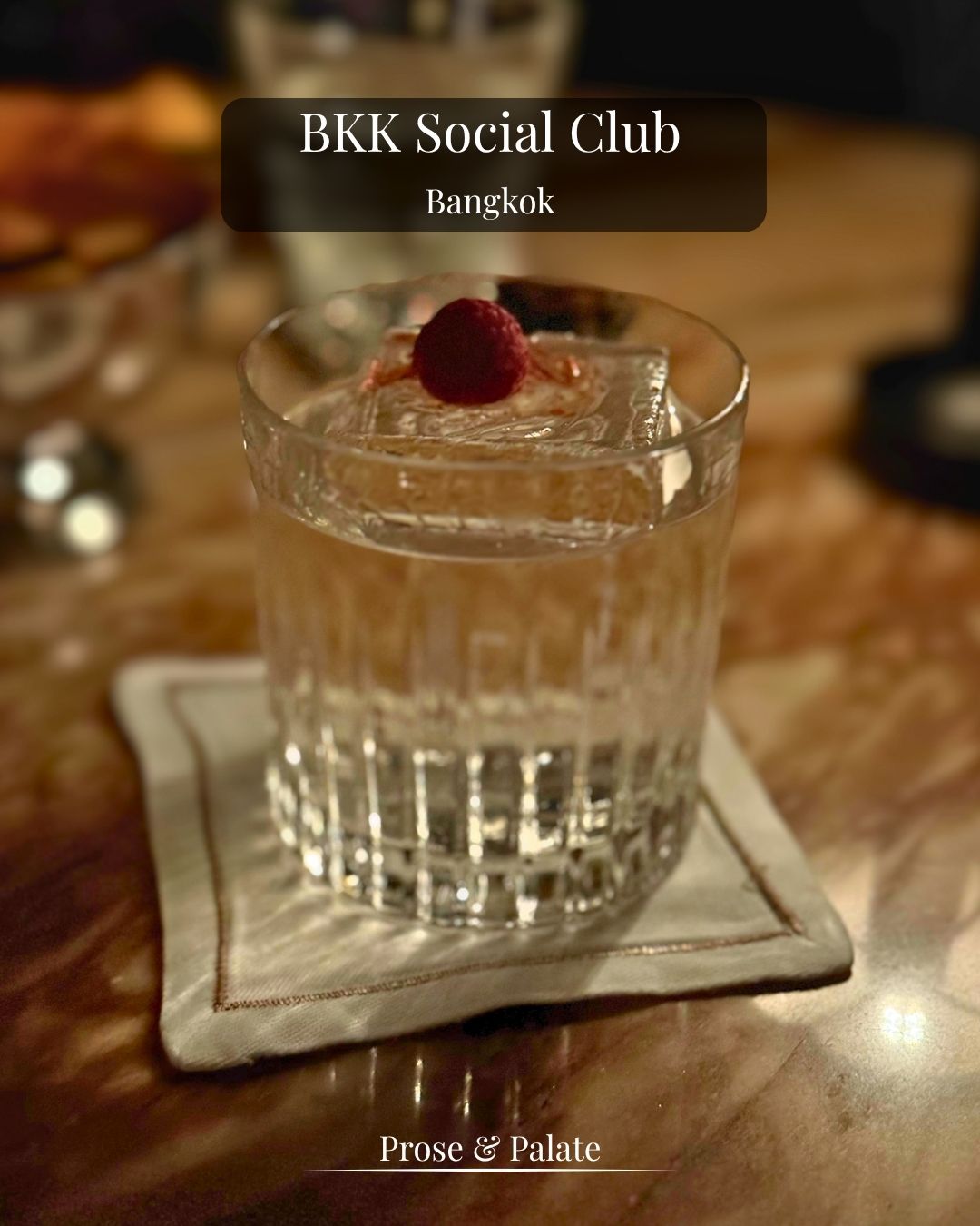 A cocktail at BKK Social Club, Bangkok